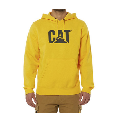 Men's Caterpillar Foundation Hooded Sweatshirt Hoodies Yellow Ireland LJNI18597